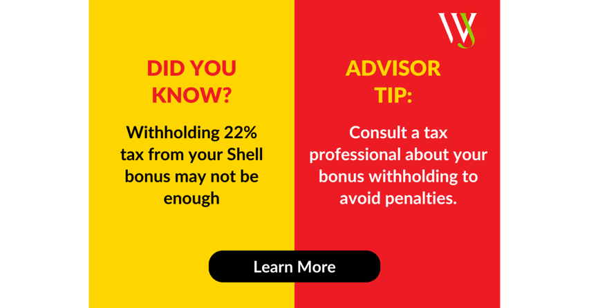 Shell Bonus Advisor Tip
